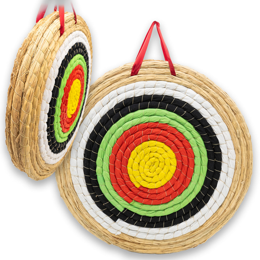 Straw target, 50x50x6 cm, 3-ply, brown